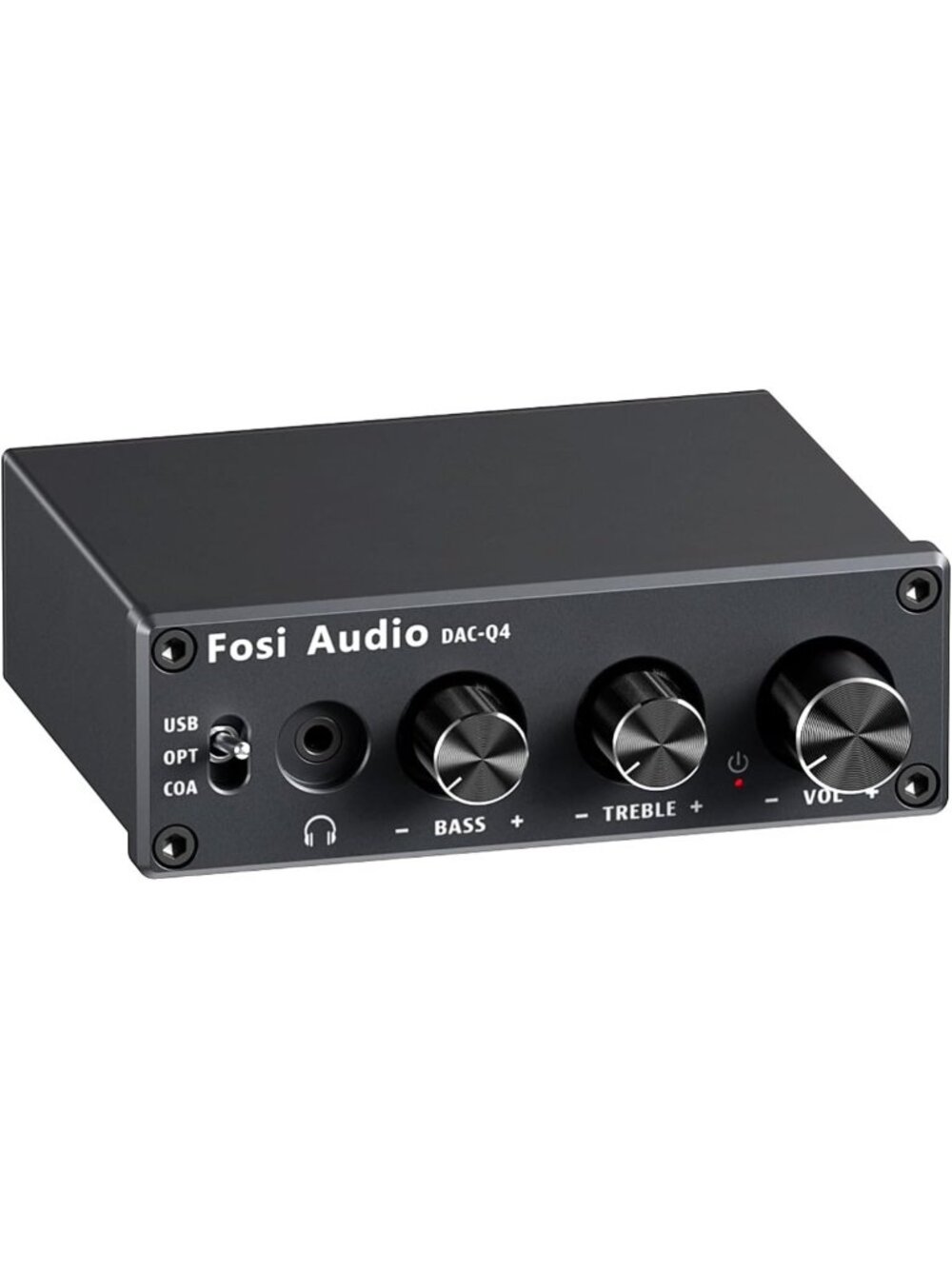 High-Quality DAC Headphone Amp for PC & Home Stereo, USB/Optical/Coaxial Inputs